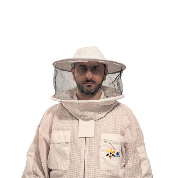 Combinaison d'Apiculture Ventilée blanche - Voile Amovible – Image 6