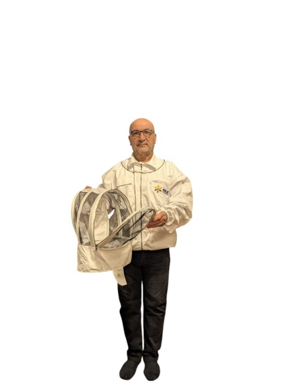 Blouson polycoton blanc