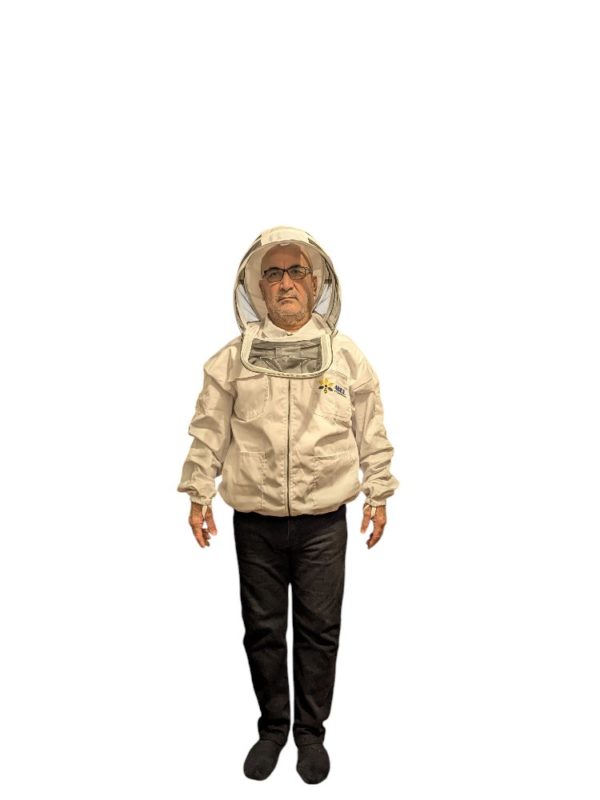 Blouson polycoton blanc