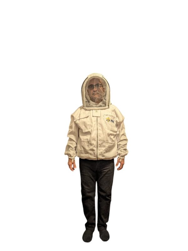 Blouson polycoton blanc