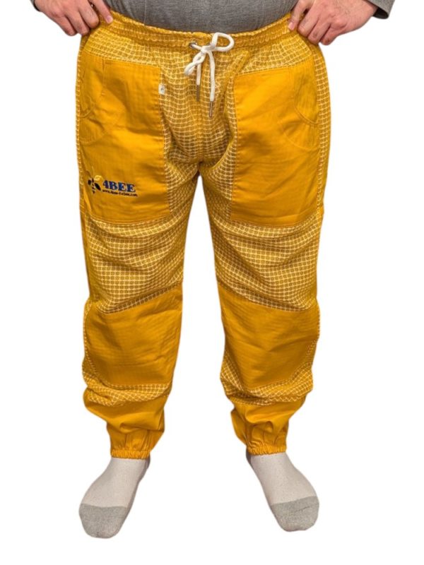 pantalon ventilé jaune
