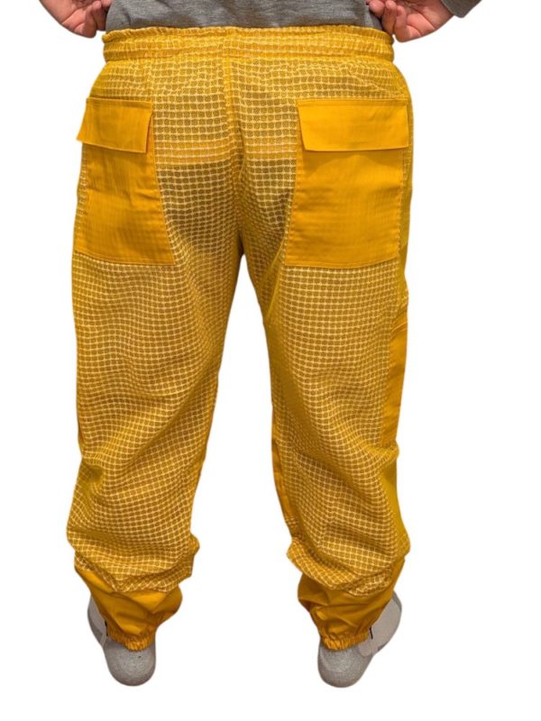 pantalon ventilé jaune