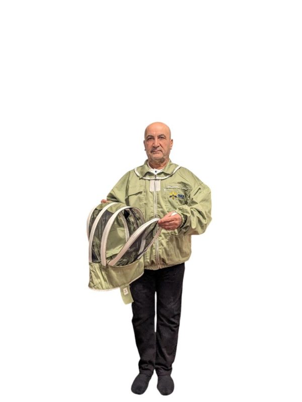 Blouson polycoton vert