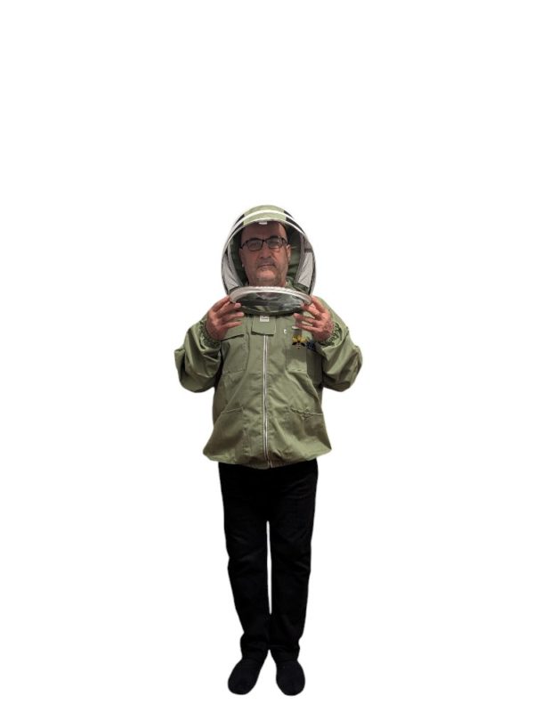 Blouson polycoton vert