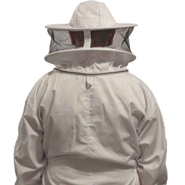 Combinaison d'Apiculture blanche en polycoton - Voile amovible – Image 6