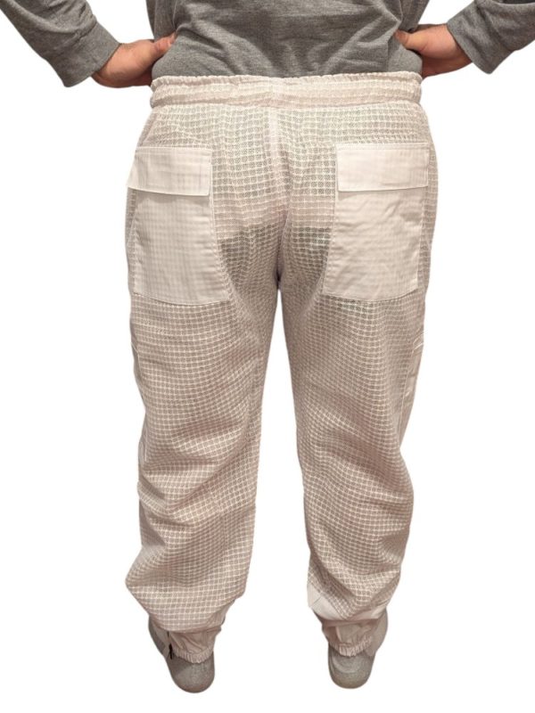pantalon ventilé blanc