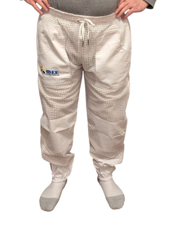pantalon ventilé blanc